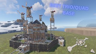 BEST 4 MAN BASE RUST WIDEGAPS TWIN BUNKERS MINI CHINAWALL TUTORIAL [upl. by Iret400]