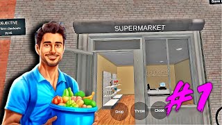 Supermarket Simulator Mobile Games  Store Management Simulator 1 [upl. by Dodds1]