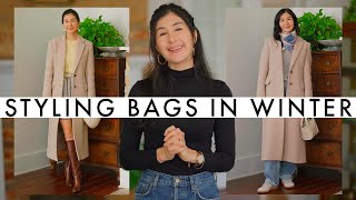 HOW TO STYLE BAGS IN WINTER DOS AND DONTS [upl. by Belloir]