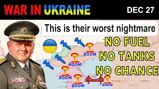 27 Dec Clever Ukrainians BLOW UP RUSSIAN FUEL DEPOTS FOR TANKS  War in Ukraine Explained [upl. by Lledor]