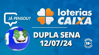 Resultado da Dupla Sena  Concurso nº 2687  12072024 [upl. by Nilahs]