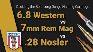 68 Western vs 7mm Rem Mag vs 28 Nosler Deciding the Best LongRange Hunting Cartridge [upl. by Annalise]