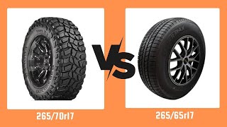 Tire Size 26570r17 vs 26565r17 [upl. by Ellecram221]