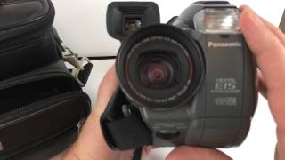 Panasonic Palmcorder VHSC PVL550D Camcorder eBay Demo [upl. by Lasley]