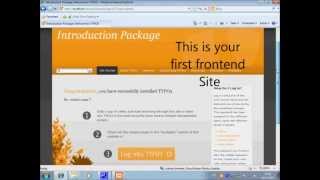 Xampp CMS How to install typo3 introduction package in xampp [upl. by Meriel705]