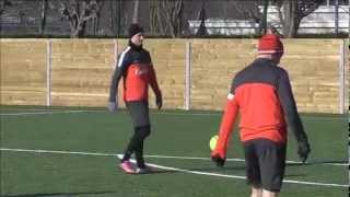 Zlatan Ibrahimovic Amazing Goal at Training [upl. by Tabbi]