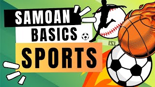 Learn Basic Samoan Words Through Sports  Samoan Language Tutorial [upl. by Eneluj972]