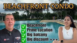 Cheapest Beachfront Condo at Jomtien Beach with ocean view [upl. by Polak]