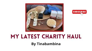 My latest charity haul Bargains galore [upl. by Junius388]