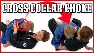 How to Actually FINISH The Cross Collar Choke from Guard [upl. by Mavilia]