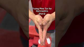 We tried microwaving the pine tar 😂😭 gymnast olympics calisthenics ncaa baseball pinetarlol [upl. by Banyaz]