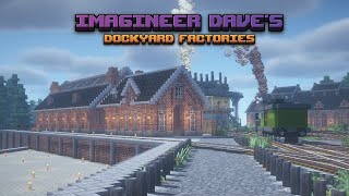 Minecraft create mod  Dockyard factories  timelapse [upl. by Anirahc334]