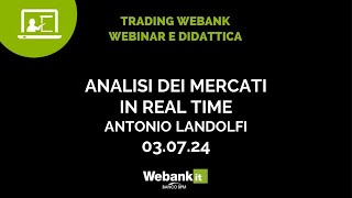 Analisi dei mercati trading in real time e didattica ALL IN ONE [upl. by Mallon]