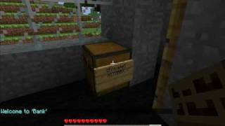 Minecraft  How To Lock Chests with Lockette Plugin [upl. by Antoni]