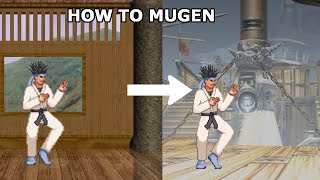 Mugen Tutorial How to set characters to stages in Arcade Mode [upl. by Miarzim]