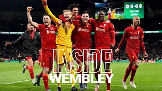 Inside Wembley Chelsea v Liverpool  Incredible behindthescenes from League Cup win [upl. by Ahsenyt678]