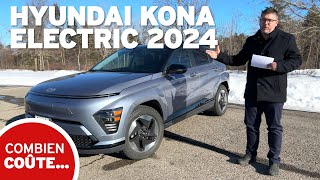 Combien coûtele Hyundai Kona Electric 2024 [upl. by Ynohtnaed]