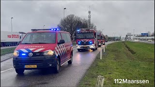 GRIP 2Primeurs Zeer Grote Brand in Rutten Meerdere brandweer pelotons met spoed [upl. by Esinned219]