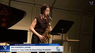 Mio SUGIMOTO Japan plays Fantasie nº7 pour violon by GP Telemann [upl. by Bowers]