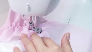 NECCHI Sewing Machine Accessories Tutorial Gathering Foot [upl. by Orwin]