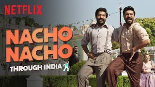 Ram Charan and Jr NTR Do the Naacho Naacho Across the Country 🕺🏻🕺🏻  RRR  Stop Motion shorts [upl. by Lillywhite]