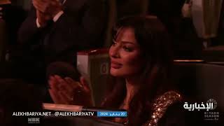 الفنانة منى واصف تحقق جائزة الإنجاز مدى الحياة في حفل JoyAwards [upl. by Enenaej945]