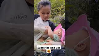 Breastfeeding breastfeeding baby newborn trending cute viralvideo breastmilk shorts [upl. by Smitt354]