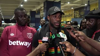 West Ham’s super star Michail Antonio arrives in Ghana to visit his academy plus Mohamed Kudus… [upl. by Refynnej]