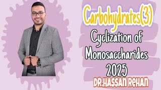 CyclizationofMonosaccharidesكيفيةتحويلالتركيبالخطيللسكرياتالىالتركيبالحلقى [upl. by Soulier]