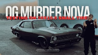 How Fast Is The OG Murder Nova on a 28x105 Hoosier Lets Find Out [upl. by Sydel]