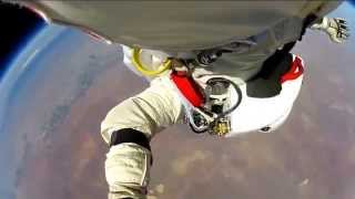 Felix Baumgartner  GoPro Footage 128K ft Space Jump Video from Red Bull [upl. by Letsirhc]