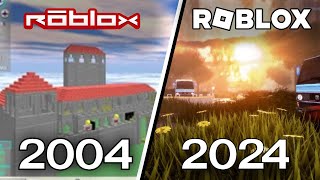 Evolution of Roblox 20042024 20 YEARS [upl. by Nodnart]