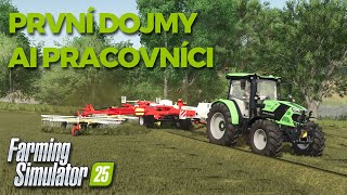 Farming Simulator 25  První dojmy 2  AI Pracovníci  Navádění řízení GPS  farmingsimulator25 [upl. by Demah935]