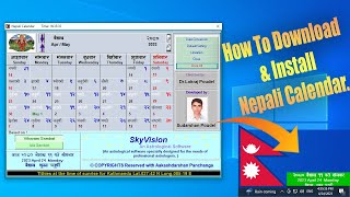 How To Download and Install Nepali Calendar [upl. by Nepean]