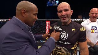 UFC 267 Glover Teixeira Octagon Interview  New UFC Light Heavyweight Champion [upl. by Allmon815]