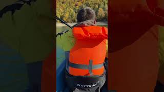 Toamna pe lac caiac dropstitch kayaking wattsup lakeview romania [upl. by Beitch]