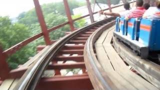 Racer Front Seat onride HD POV Kennywood [upl. by Yenahteb37]