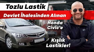 TOZLU LASTİK  Makam Aracı Honda Civic FD6’ya Kışlık Lastikler Taktık [upl. by Hildegarde632]