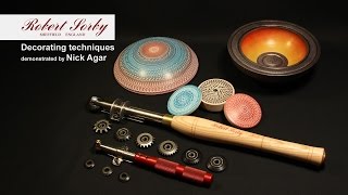 Wood turning Spiralling and decorating with Nick Agar by Robert Sorby [upl. by Oranneg]