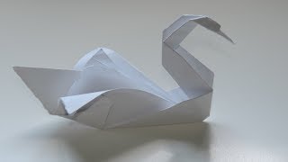 Origami Swan Easy Instructions Full HD [upl. by Dermot268]