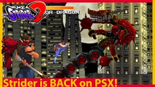 Strider is BACK Strider 2 Just a Near Perfect Arcade 2D Side Scrolling GEM of a Capcom PS1 Game [upl. by Dibbrun45]