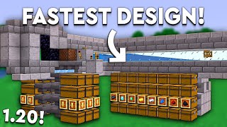 Minecraft BEST Sorting System 121  10x Faster  20x Faster [upl. by Nomzaj]