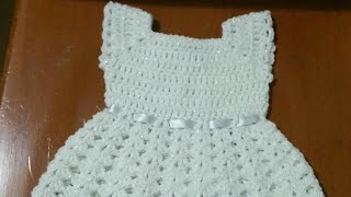 Vestito neonata uncinetto crochet vest [upl. by Anirok]