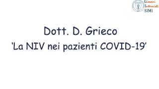 Webinar GIS  La ventilazione non invasiva nei pazienti COVID19 [upl. by Gies]