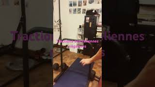 Tractions australiennes pronation  1 minute pause 1 minute reps [upl. by Zillah]