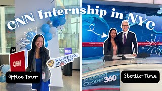 Last Week in NYC CNN Internship NYC Office Tour Anderson Cooper 360 [upl. by Balf]