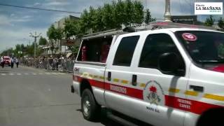 Desfile cívico de Bomberos Voluntarios [upl. by Eido]