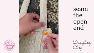 How to whip stitch a knitted seam  professional finishing techniques in knitting The Spinning Hand [upl. by Nimocks]