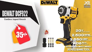 Dewalt DCF922 Cordless Impact Wrench With Detent Pin Anvil ATOMIC 20V MAX DCF922B Bare Tool Variable [upl. by Llerej212]