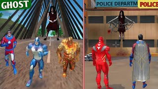 rope hero voice town iron man kill Ghost girllava God attack on zombie villagerope hero [upl. by Justus812]